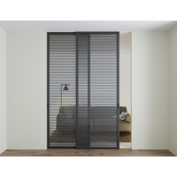 Скляні перегородки "Dooris Glass Sliding №10" (вартість одного полотна з системою)